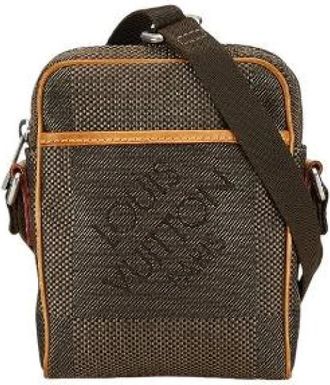 Louis Vuitton Pre-owned Cross Body Bags, female, Brown, Size: ONE SIZE Pre-owned Vintage Canvas Cross Body Bag
