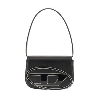 Diesel Shoulder Bags, female, Black, Size: ONE SIZE Dvity Mini BagTop Zip Closure