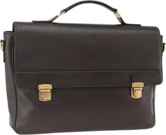 Ferragamo Pre-owned Handbags, female, Brown, Size: ONE SIZE Pre-owned Hand Bag