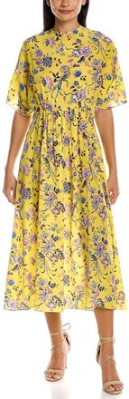 Les Rêveries V-Back Silk Maxi Dress