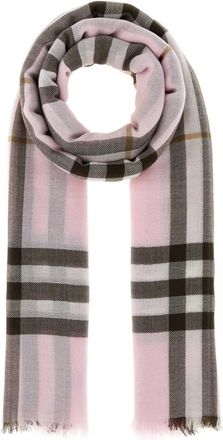 Burberry Accessoires, unisex, Veelkleurig, ONE Size, Wol, Geborduurde wollen sjaal
