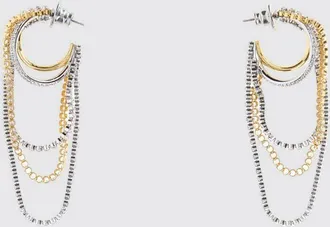 Swarovski Orecchini pendenti Hyperbola in metallo placcato oro con cristalli