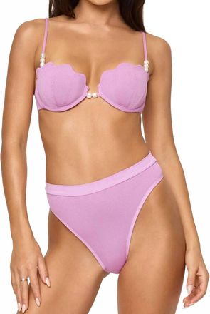 L*Space Frenchi Bikini Bottom In Mauve