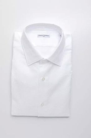 Robert Friedman White Cotton Mens Mens Shirt