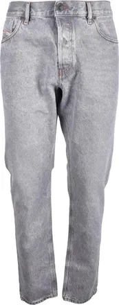 Diesel Light Grey Classic Cotton Jeans