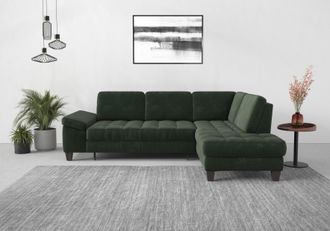 Sit&more Ecksofa »Westham L-Form« mit Ottomane, mit oder ohne Bettfunktion, Bettkasten, Verstellung