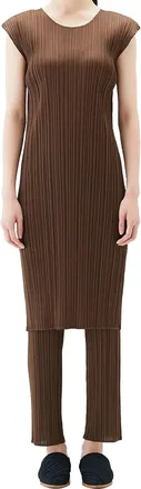 Issey Miyake Dress - Brown