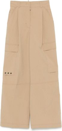 Moncler Technical-Froissé Cargo Pants - Womens - Polyester