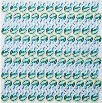 Tory Burch Womens Lucky Duck Neckerchief, One Size