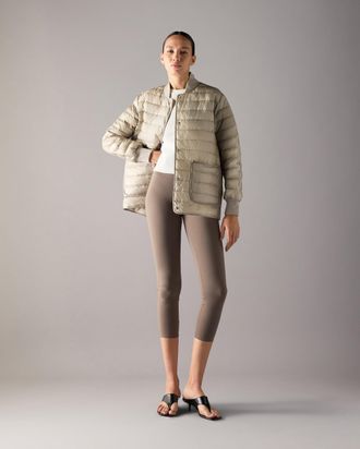 Moose Knuckles Womens Transit Lightweight Down Bomber Jacket