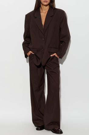 Gestuz Gzpaula Blazer With Single Vent, Womens, Brown
