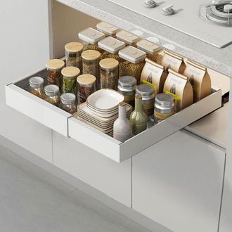 OEM Caj&oacute;n De Cocina Deslizante Adhesivo Extensible De 32-53 Cm, No Requiere Taladro Ni Clavos, F&aacute;cil De Instalar Y Ajustable - Ulisem