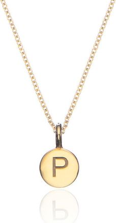 Lily & Roo Gold Small Personalised Disc Necklace