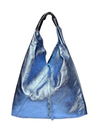Isabella Rhea Blauw Rundleer Tas
