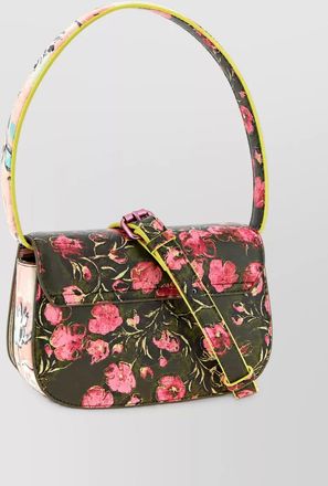 Diesel 1dr floral-print clutch bag