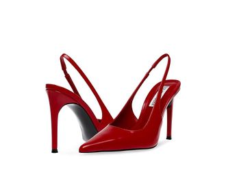 Steve Madden Reyes High Womens Heels Red Box : 9.5 M, Leather