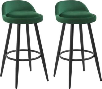 Woltu Woltu - 2x Tall Bar stools. Bar chairs with Backrest. Kitchen stools. Breakfast stools