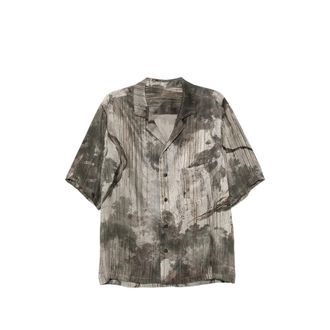 Ziggy Chen Printed Silk Shirt