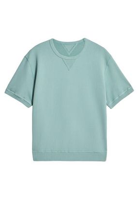 Fortela Ohio Brushed Jersey Short Sleeve Sweatshirt in Acquamarine at Nordstrom, Size X-Large Eu