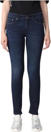 Dondup Monroe Jeans voor een stijlvolle look - Dames - Skinny Jeans - Blauw - W24 - Jeans
