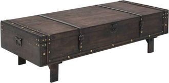vidaXL Vidaxl - Coffee Table Plywood Vintage Style 120x55x35 cm