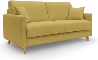 Divani.Store Sof&aacute; cama convertible impermeable 180 cm amarillo