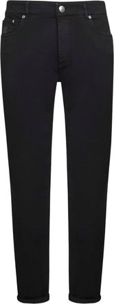 Brunello Cucinelli Jeans con ricamo - Nero