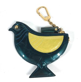 Louis Vuitton Monogram Vernis Blue Nuit Monogram Vernis Coin Purse/Coin Case (Pre-Owned)