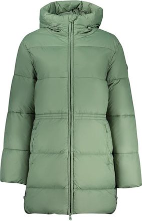 North Sails Patten Gewatteerde Jas - Dames - Parka Jassen - Groen - L - Leer - Jassen