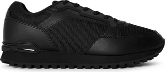 HUGO BOSS Mens Parkour L Runn Methn 10277965 Low Top Trainers in Black - Size UK 9