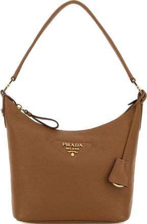 Prada Borsa tote con logo - Marrone