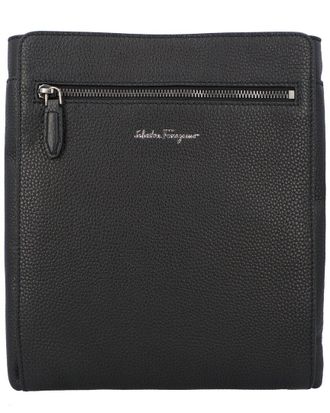 Ferragamo Leather Messenger Bag