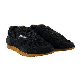 Autry Womens Windspin Low Sneaker Black Calfskin