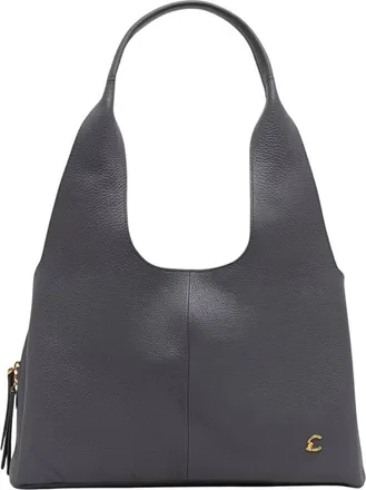Coccinelle Tassen, Dames, Grijs, ONE Size, Leer, Nell Shopper