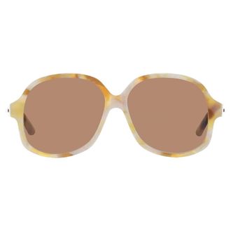 Valentino Brown Irregular Unisex Sunglasses VLS-177 B 59