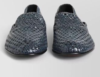 Dolce & Gabbana woven leather loafers