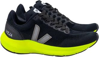Veja Marlin V-Knit Fluorescent Yellow Sneakers - Dames - Sneakers - Zwart - 39 1/2 EU - Schoenen
