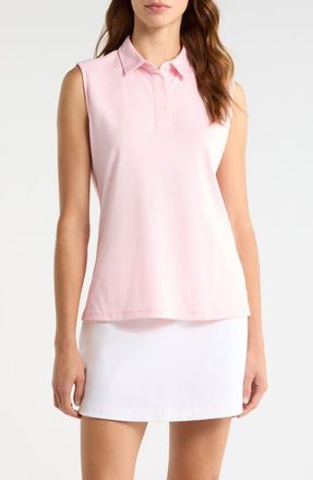Swannies Piper Sleeveless Golf Polo in Pink at Nordstrom, Size X-Large