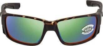 Costa TUNA ALLEY PRO Green Mirror Polarized Glass Mens Sunglasses 6S9105 910511 60