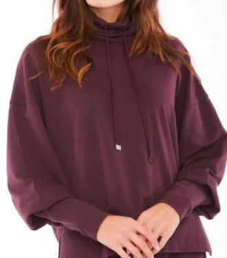 Sundays Juna Long Sleeve Top In Berry