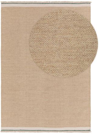 benuta Alfombra de lana beige 160x230