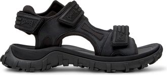 Camper Black Rugged Open-Toe Sandals