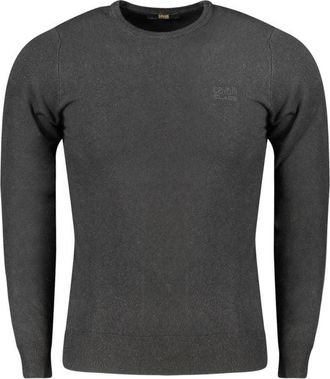 Cavalli Zwart Viscose Sweatshirt
