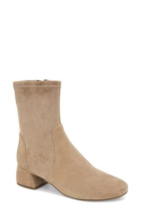 Gentle Souls Emily Zip Bootie in Mushroom Suede at Nordstrom, Size 7.5
