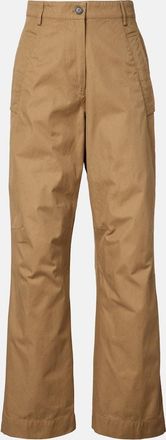 Dries Van Noten Cotton wide-leg pants