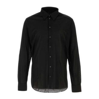 Dolce & Gabbana Overhemden, Heren, Zwart, L, Jersey Shirt