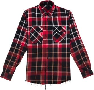 BALR. Shirts - Heren - Casual Overhemden - Rood - S - Katoen - Overhemden