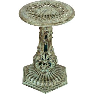 Biscottini International Soporte De Olla De Hierro Fundido Acabado Antiguo