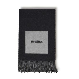 Jacquemus Bufanda Rond Carr&eacute; - Accessories - Hombre - Negro - ONE SIZE