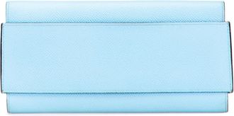 Hermès Celeste Sky Blue Epsom Leather Long Wallet (Bi-Fold) (Pre-Owned)